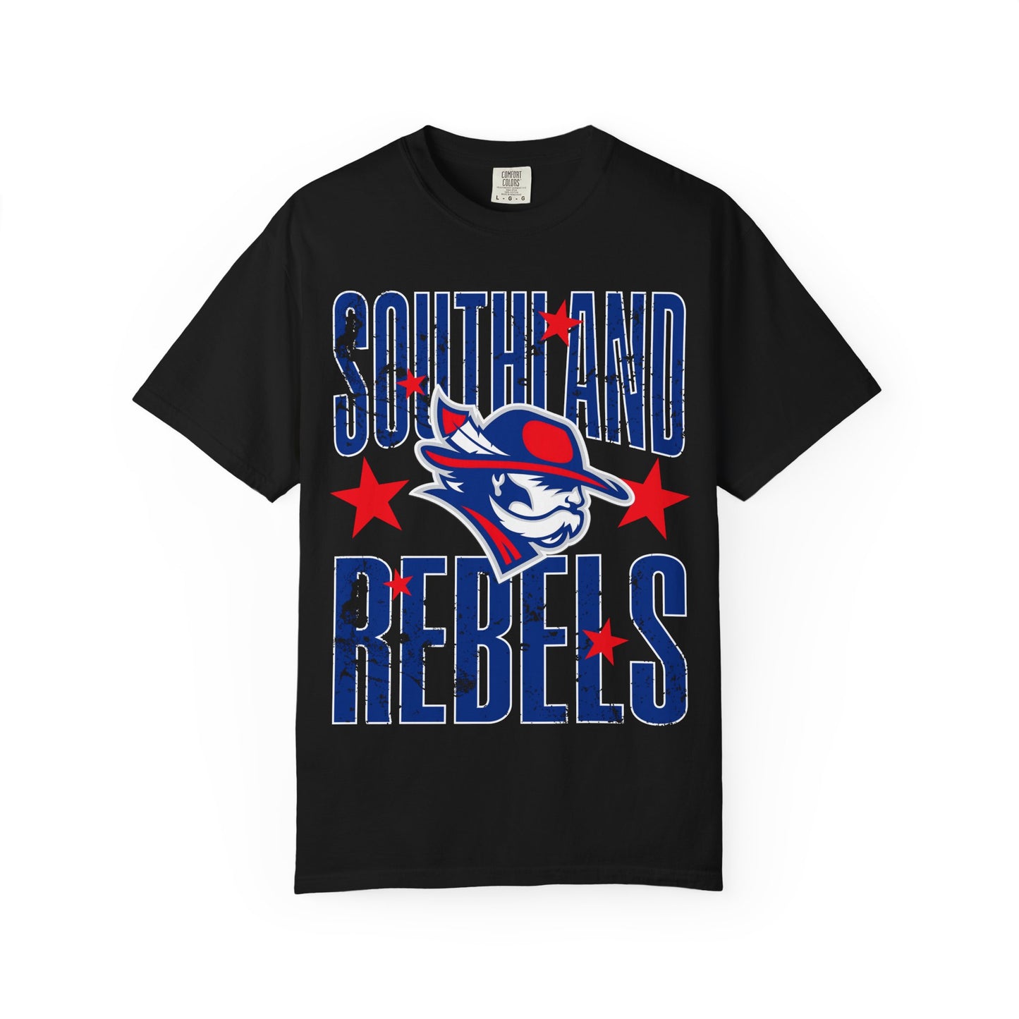 Southland Rebels with Stars Comfort Colors T-Shirt