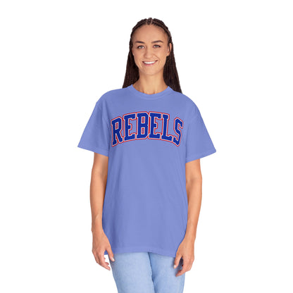 Arched Tri-Color Rebels - Comfort Color Tee