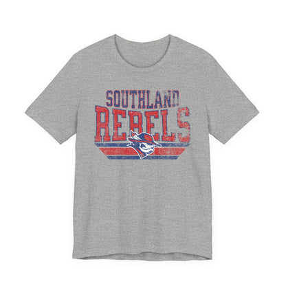 Southland Rebels Vintage Team Tee - Retro Distressed Sports T-Shirt