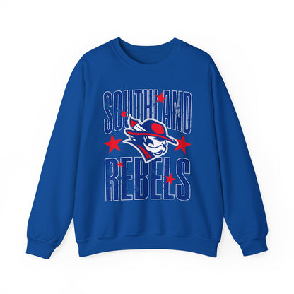 Southland Rebels with Stars Gildan Softstyle Crewneck Sweatshirt
