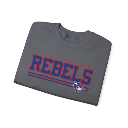 Southland Rebels Graphic Sweatshirt | Vintage Varsity Crewneck | Gildan 18000 Heavy Blend Sweatshirt