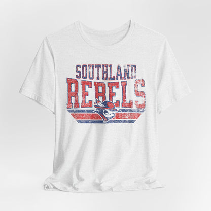 Southland Rebels Vintage Team Tee - Retro Distressed Sports T-Shirt
