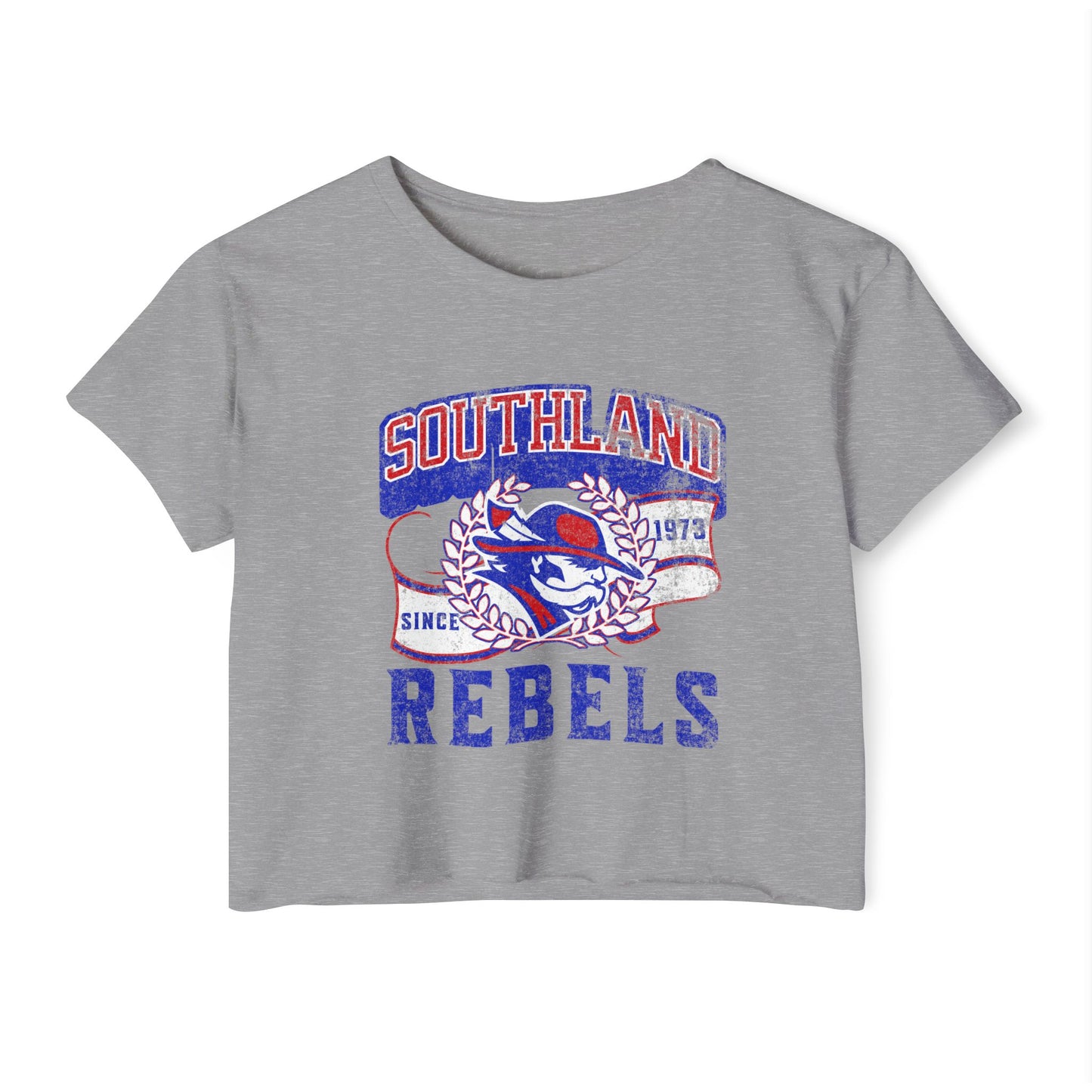 Southland Rebels Crop Top — Vintage Festival Graphic Tee