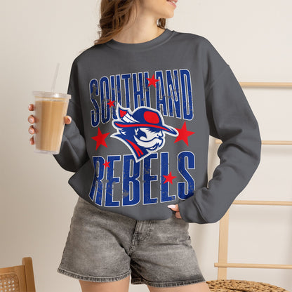 Southland Rebels with Stars Gildan Softstyle Crewneck Sweatshirt