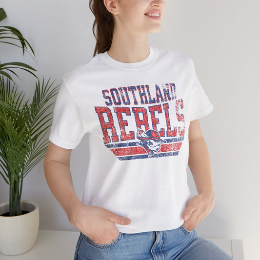 Southland Rebels Vintage Team Tee - Retro Distressed Sports T-Shirt