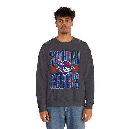 Southland Rebels with Stars Gildan Softstyle Crewneck Sweatshirt