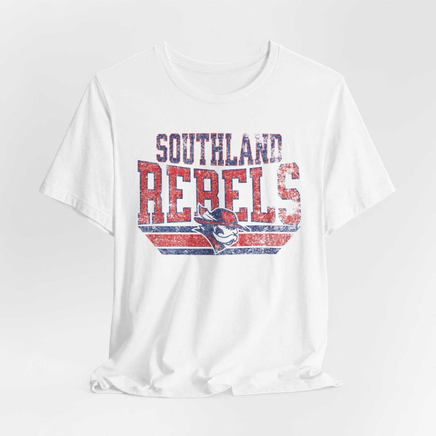 Southland Rebels Vintage Team Tee - Retro Distressed Sports T-Shirt