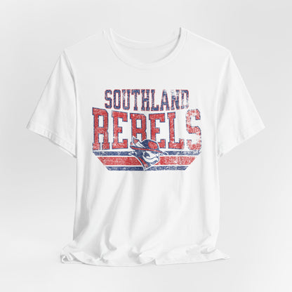 Southland Rebels Vintage Team Tee - Retro Distressed Sports T-Shirt