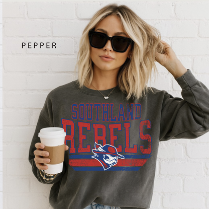 Southland Rebels Vintage Sweatshirt — Retro Distressed Crewneck