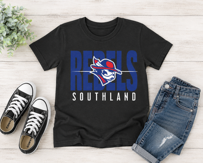 Southland Rebels Modern Mascot T-Shirt - YOUTH