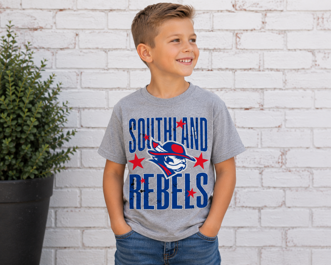 Southland Rebels with Stars T-Shirt - YOUTH