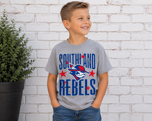 Southland Rebels with Stars T-Shirt - YOUTH