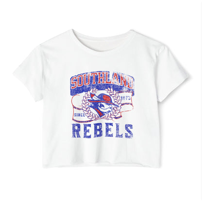 Southland Rebels Crop Top — Vintage Festival Graphic Tee
