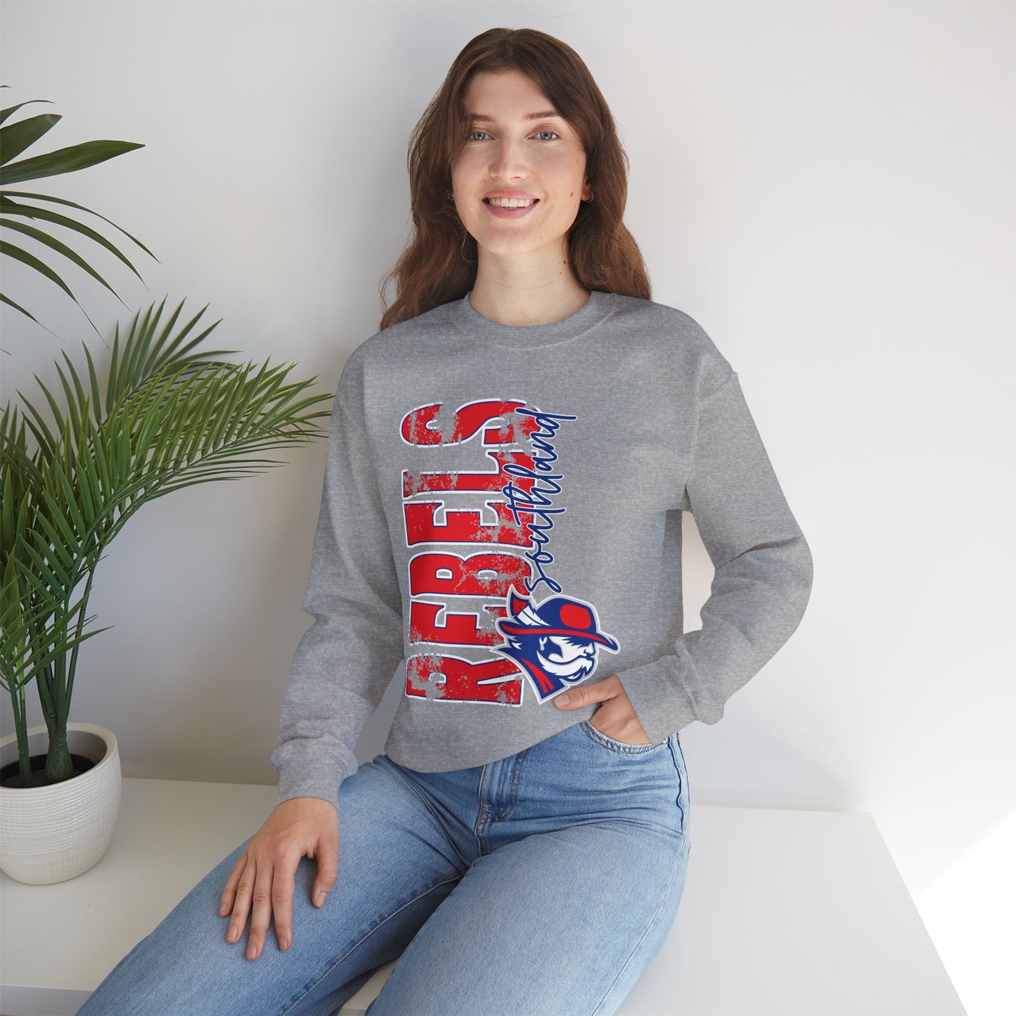Southland Rebels - Vertical Vintage Crewneck Sweatshirt