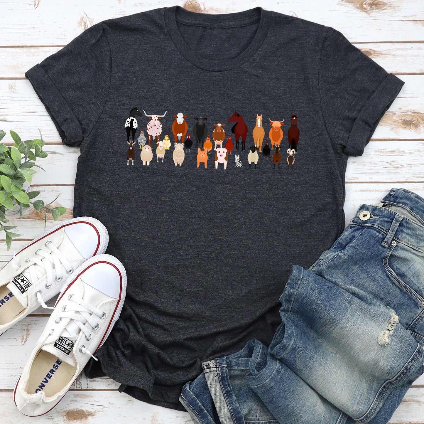 Farm Animal Lovers Super Soft Tees, Shirts, Illustration, Breeds