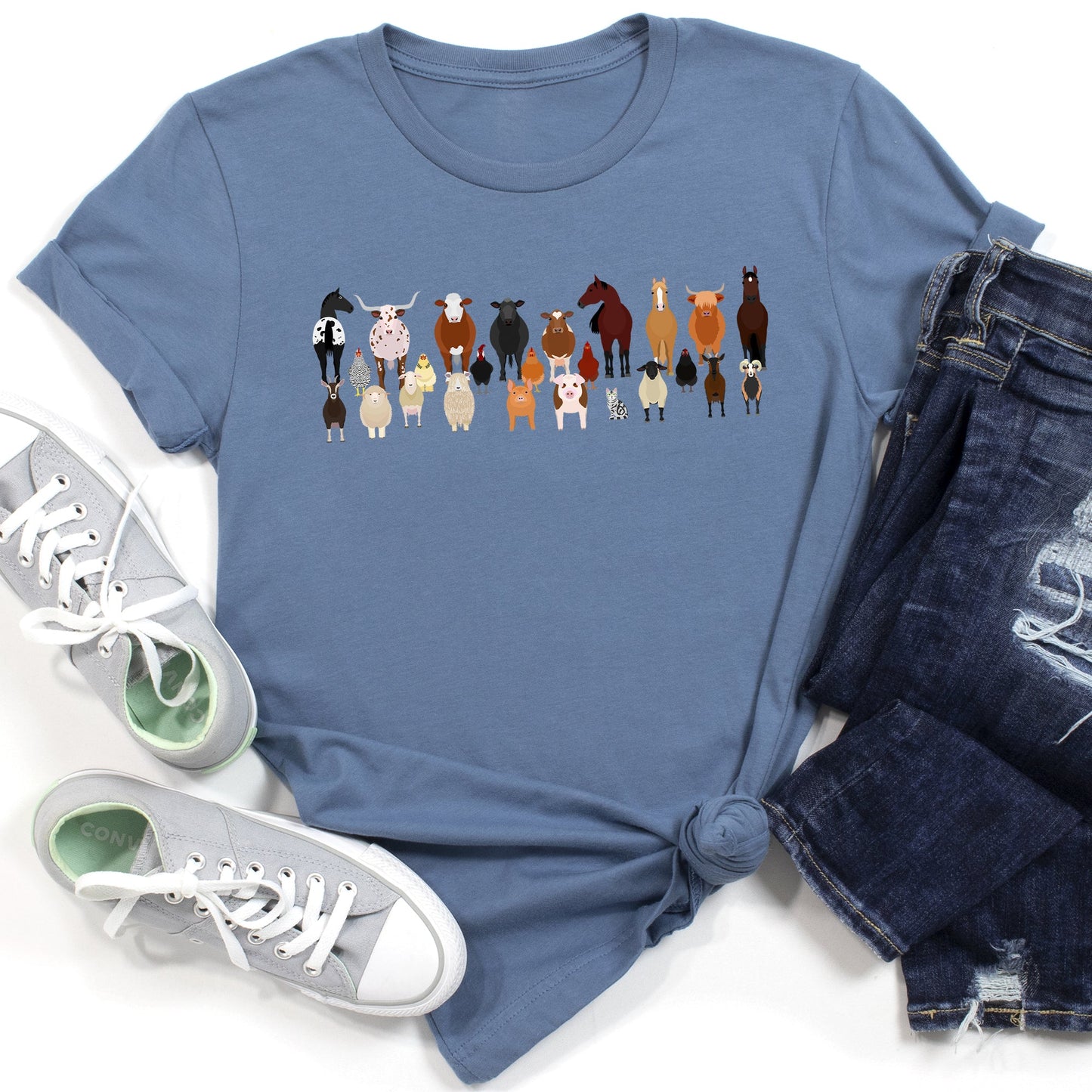 Farm Animal Lovers Super Soft Tees, Shirts, Illustration, Breeds