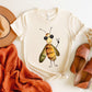 Funny Bee T-shirt, Watercolor Animal Lover, Nature, Fun Shirt Comfort Colors T-Shirt