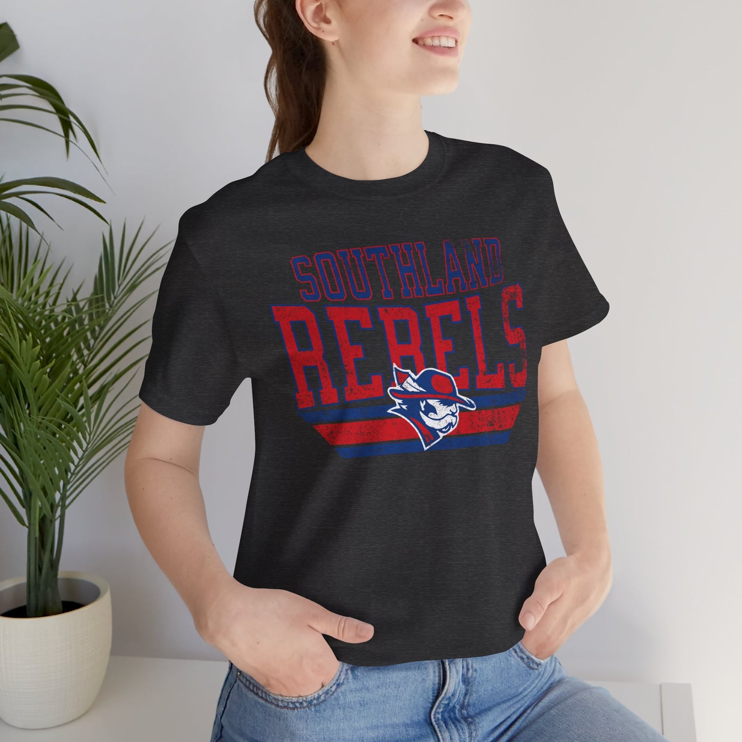Southland Rebels Vintage Team Tee - Retro Distressed Sports T-Shirt