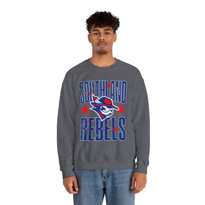 Southland Rebels with Stars Gildan Softstyle Crewneck Sweatshirt