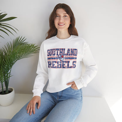 Southland Rebels Crewneck Sweatshirt — Vintage Mascot Logo