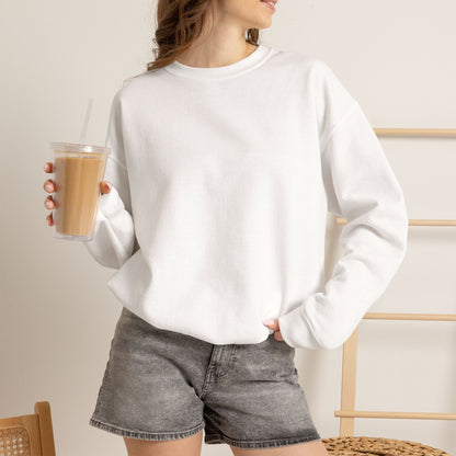 Rebels Graphic Crewneck Sweatshirt — Retro Collegiate Embroidered Lettering