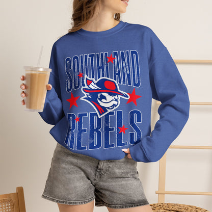 Southland Rebels with Stars Gildan Softstyle Crewneck Sweatshirt