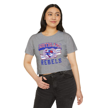 Southland Rebels Crop Top — Vintage Festival Graphic Tee