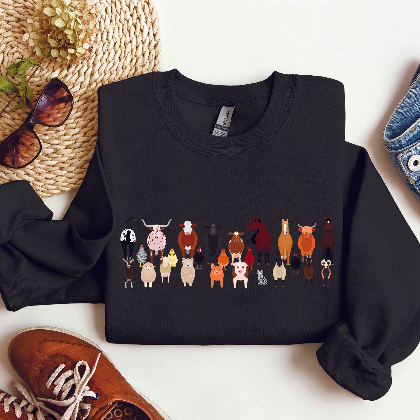 Farm Animals Lover Sweatshirt