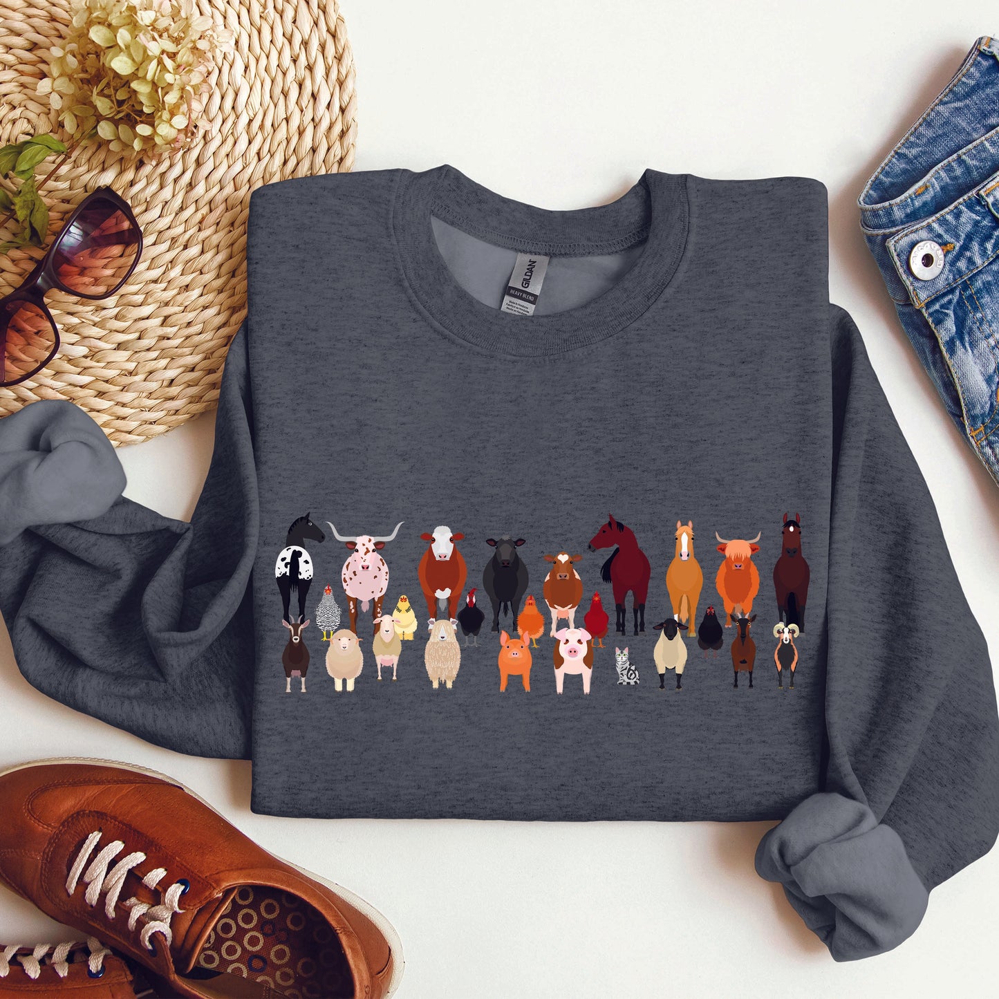 Farm Animals Lover Sweatshirt