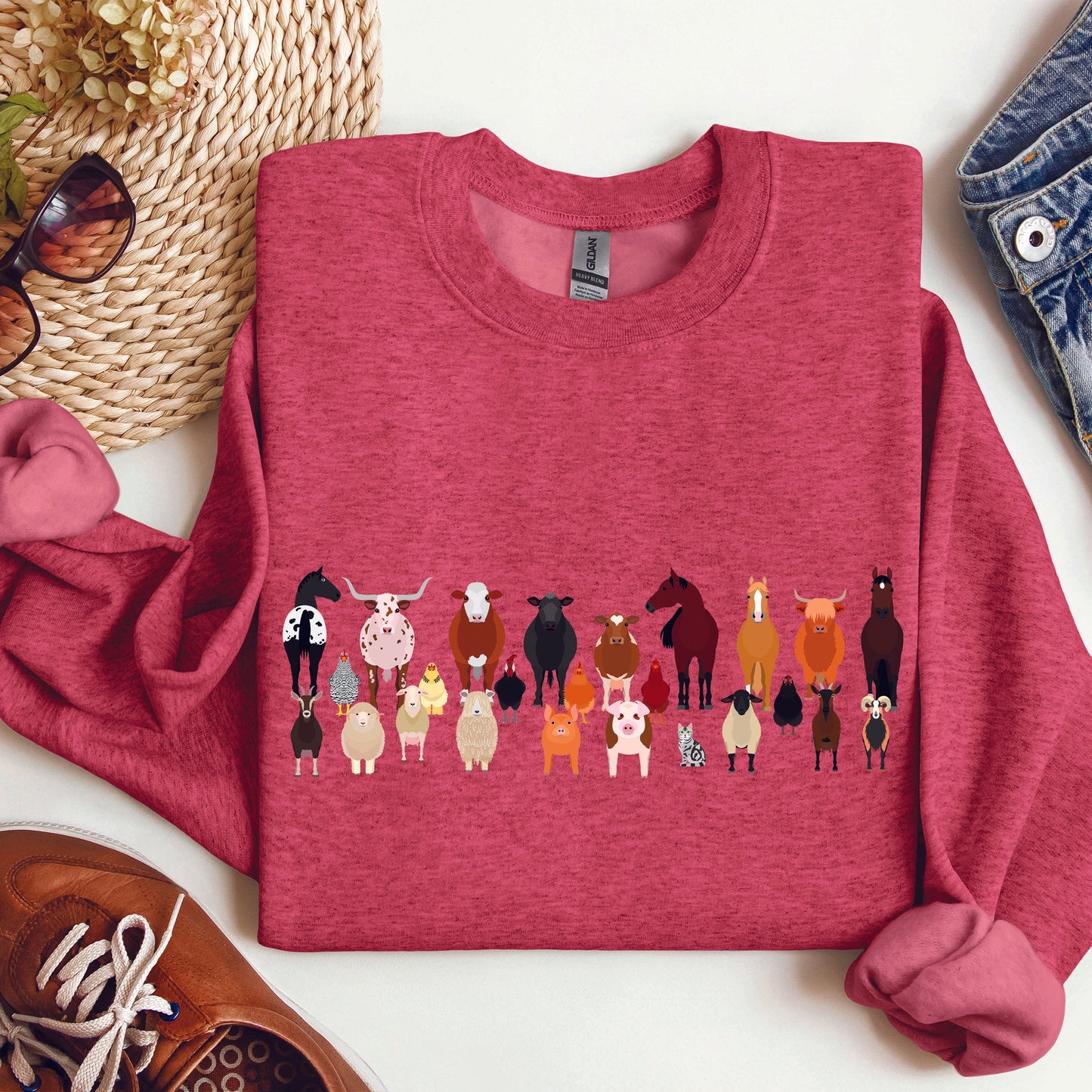 Farm Animals Lover Sweatshirt