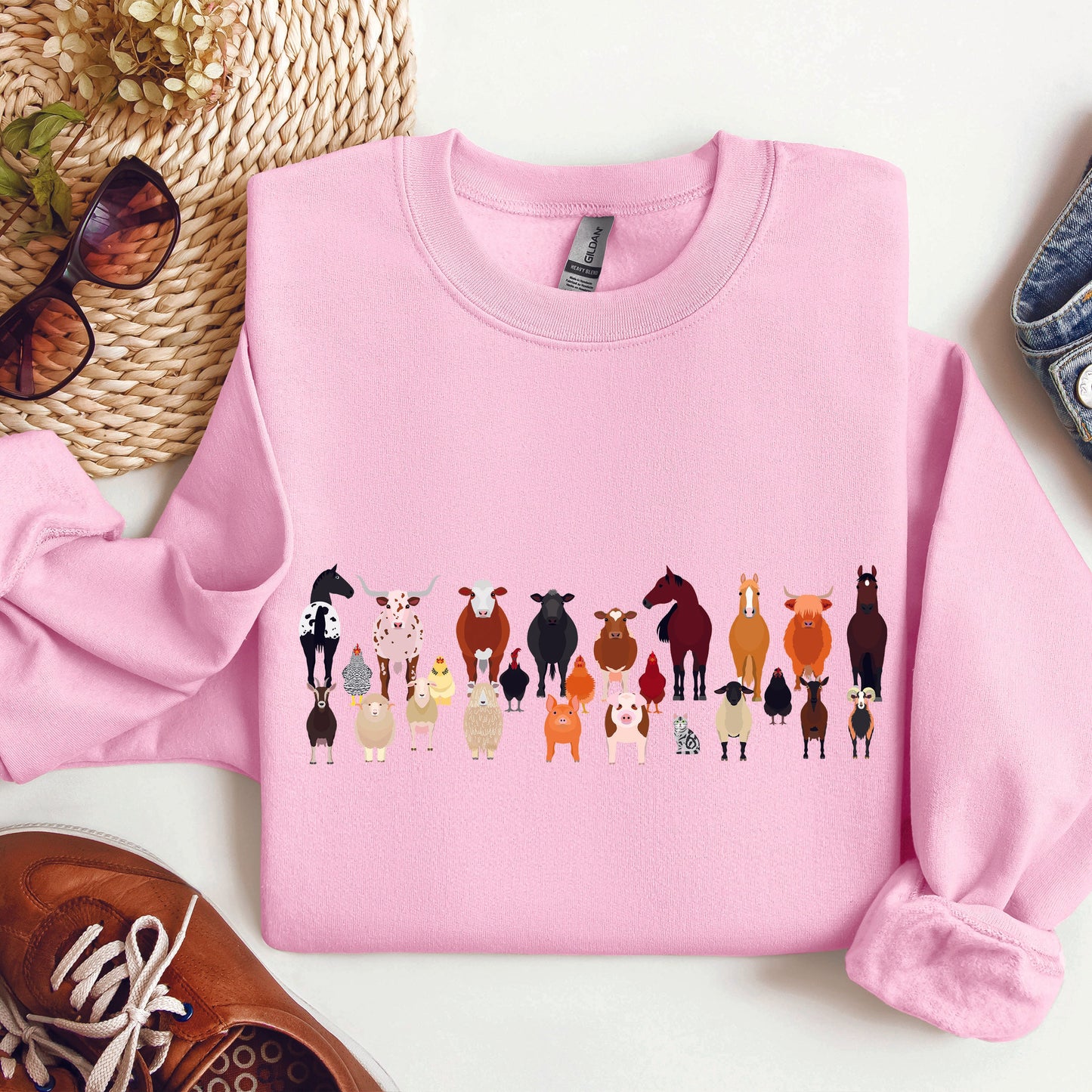 Farm Animals Lover Sweatshirt