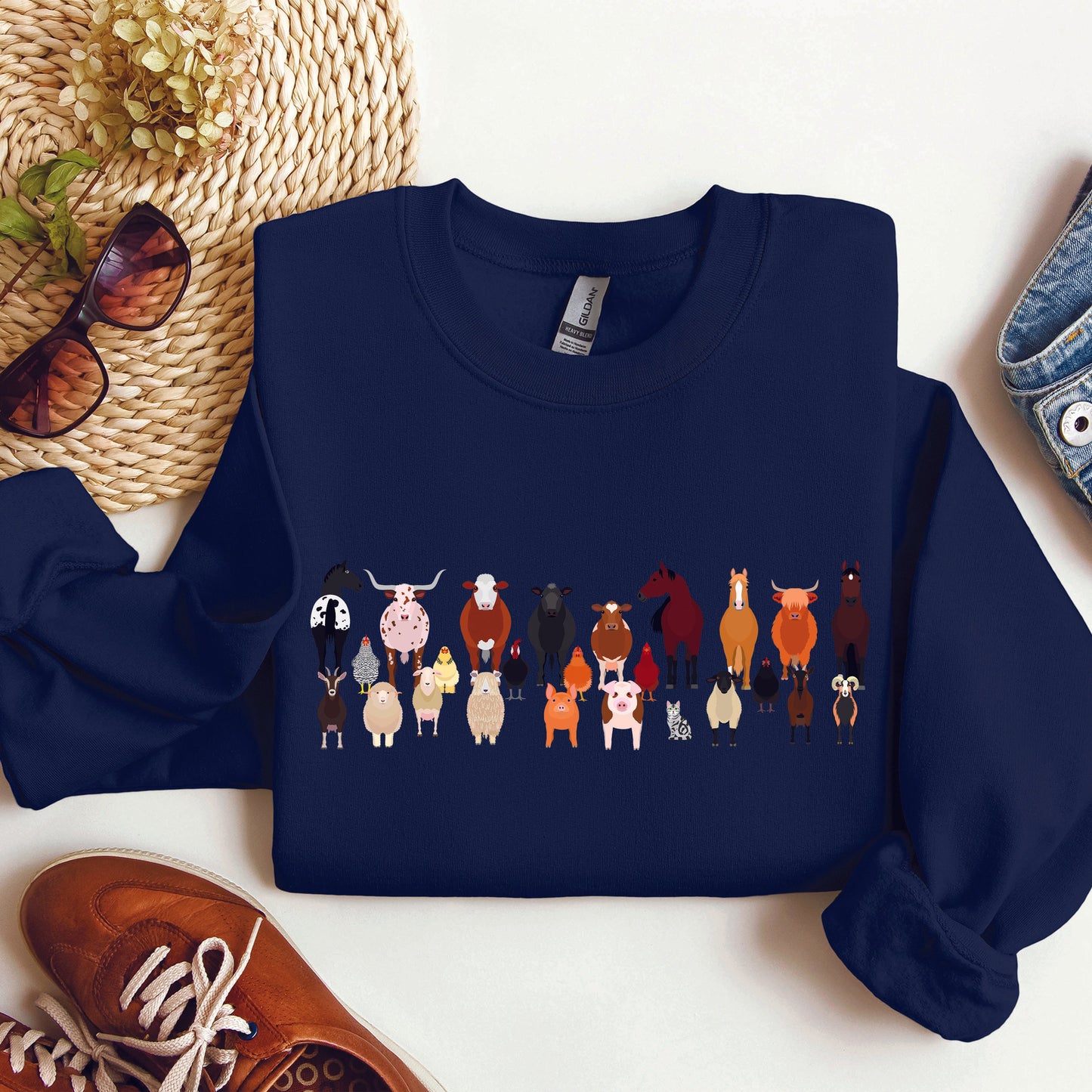 Farm Animals Lover Sweatshirt
