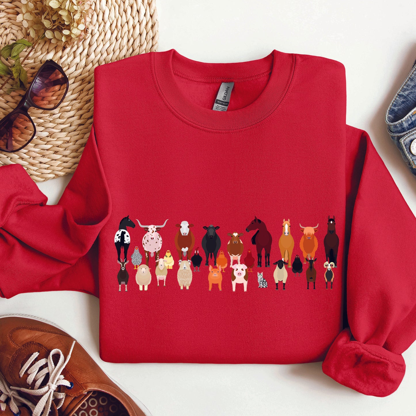 Farm Animals Lover Sweatshirt
