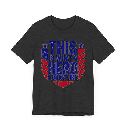 Patriotic Hero Tee - Unisex Jersey Short Sleeve T-Shirt, Gift for Veterans, 4th of July, Memorial Day, Casual Wear, Everyday Comfort