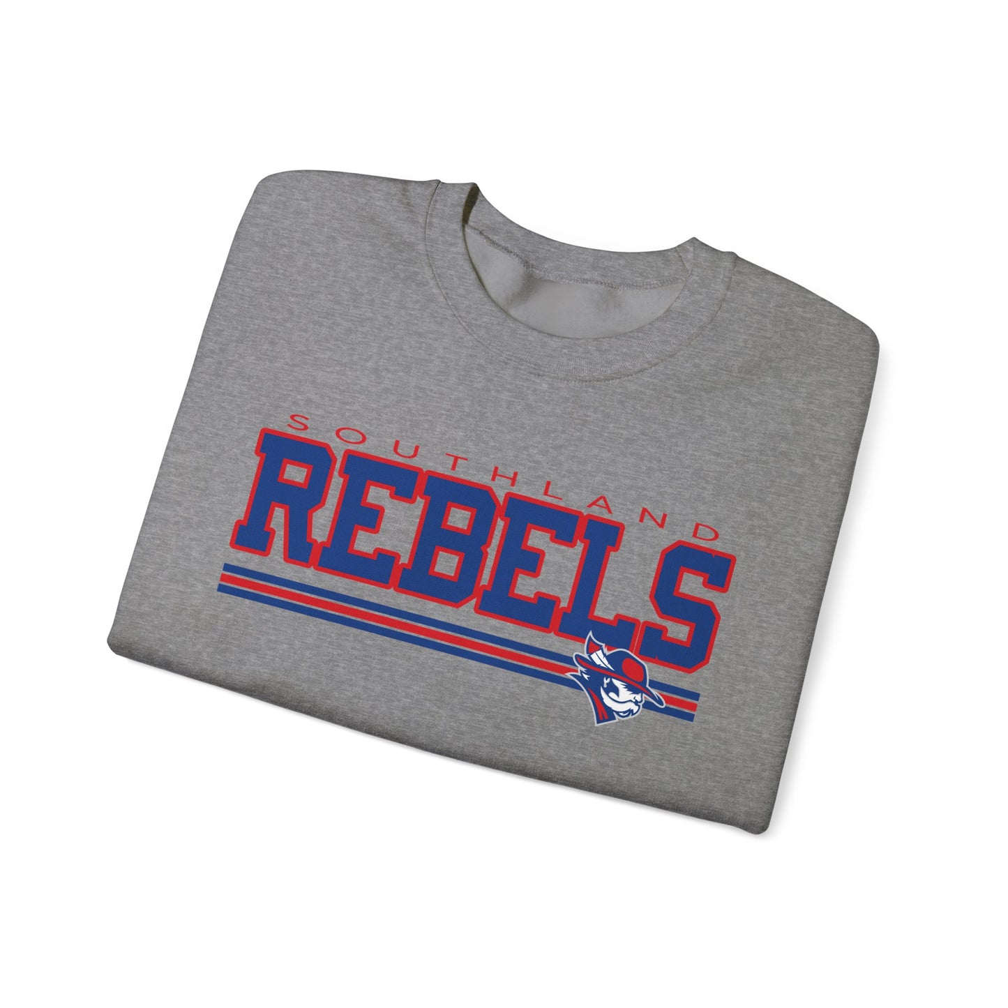 Southland Rebels Graphic Sweatshirt | Vintage Varsity Crewneck | Gildan 18000 Heavy Blend Sweatshirt