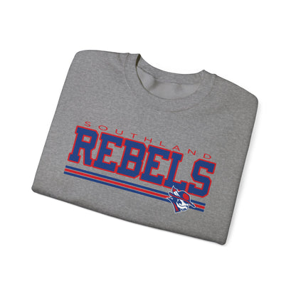 Southland Rebels Graphic Sweatshirt | Vintage Varsity Crewneck | Gildan 18000 Heavy Blend Sweatshirt