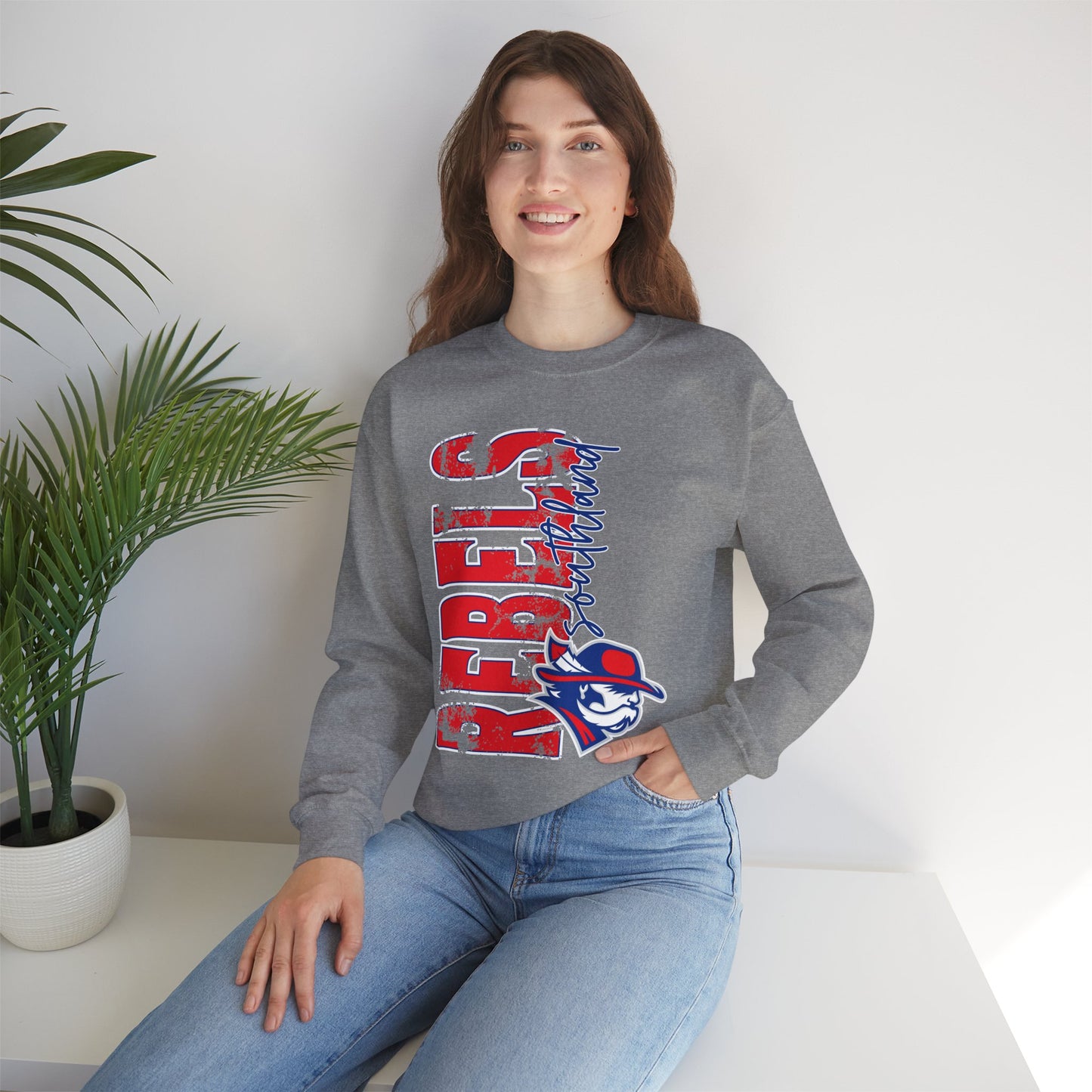 Southland Rebels - Vertical Vintage Crewneck Sweatshirt