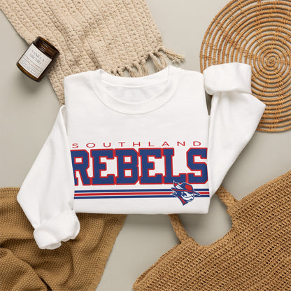 Southland Rebels Graphic Sweatshirt | Vintage Varsity Crewneck | Gildan 18000 Heavy Blend Sweatshirt