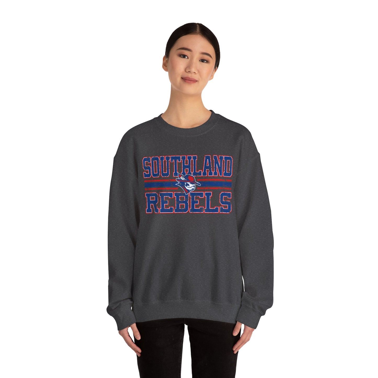 Southland Rebels Crewneck Sweatshirt — Vintage Mascot Logo