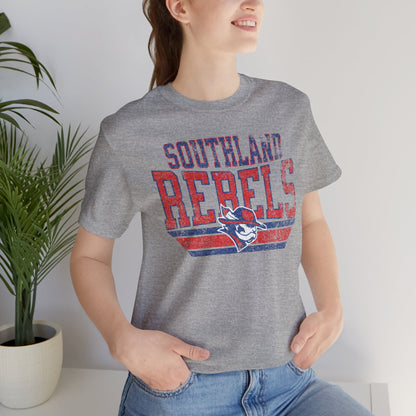Southland Rebels Vintage Team Tee - Retro Distressed Sports T-Shirt