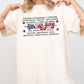4th of July, America, USA, Retro, Patriotic, Independence Day, Fourth of July Tshirt Comfort Colors T-Shirt