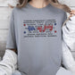 4th of July, America, USA, Retro, Patriotic, Independence Day, Fourth of July Tshirt Comfort Colors T-Shirt