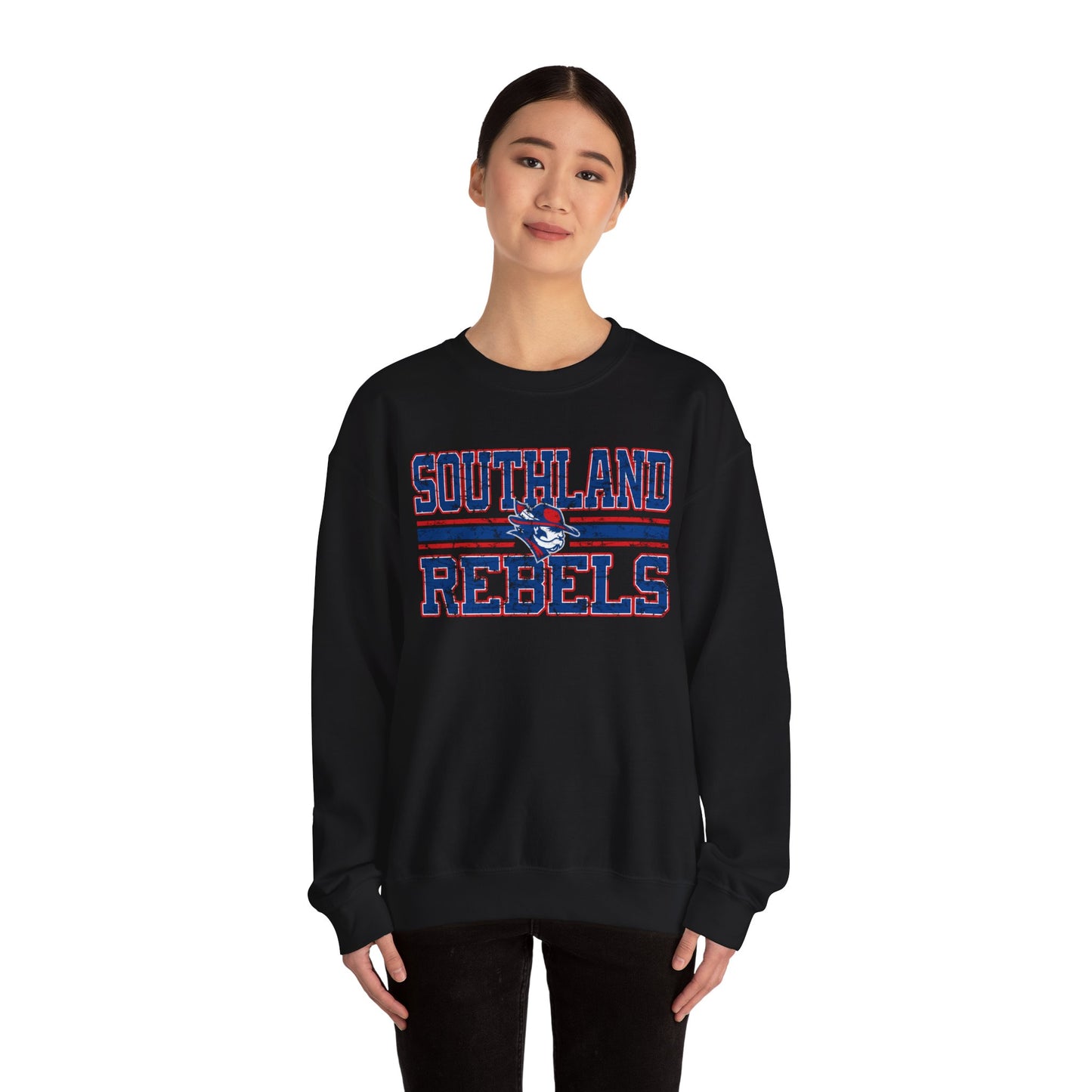 Southland Rebels Crewneck Sweatshirt — Vintage Mascot Logo