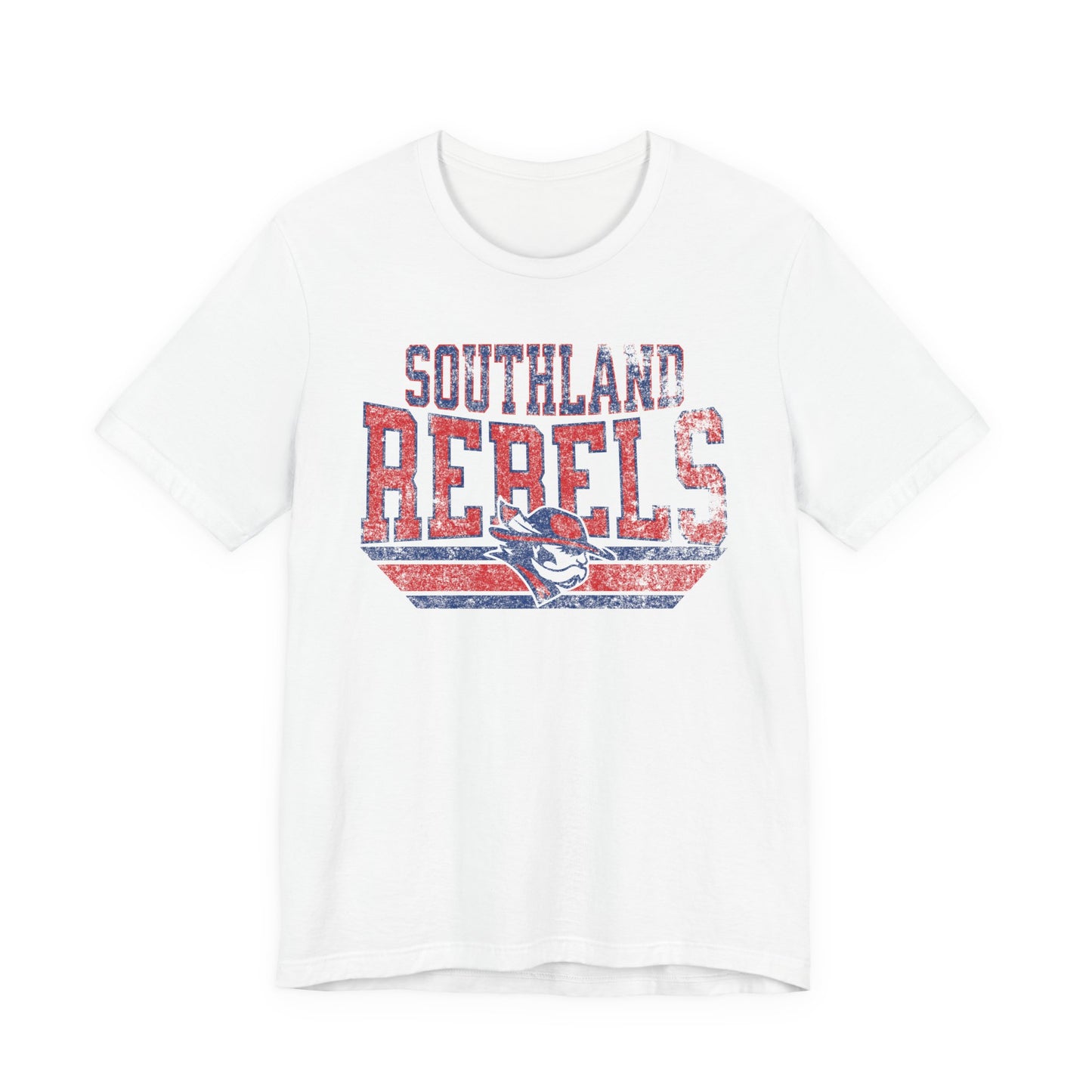 Southland Rebels Vintage Team Tee - Retro Distressed Sports T-Shirt