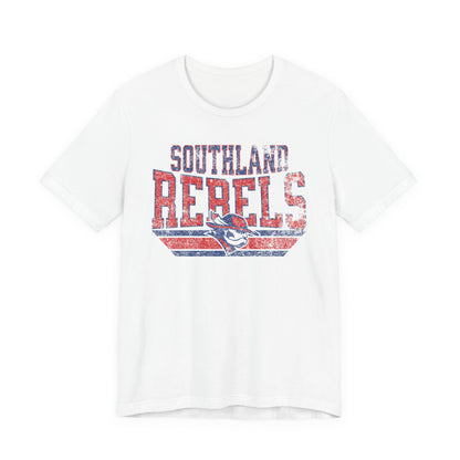 Southland Rebels Vintage Team Tee - Retro Distressed Sports T-Shirt