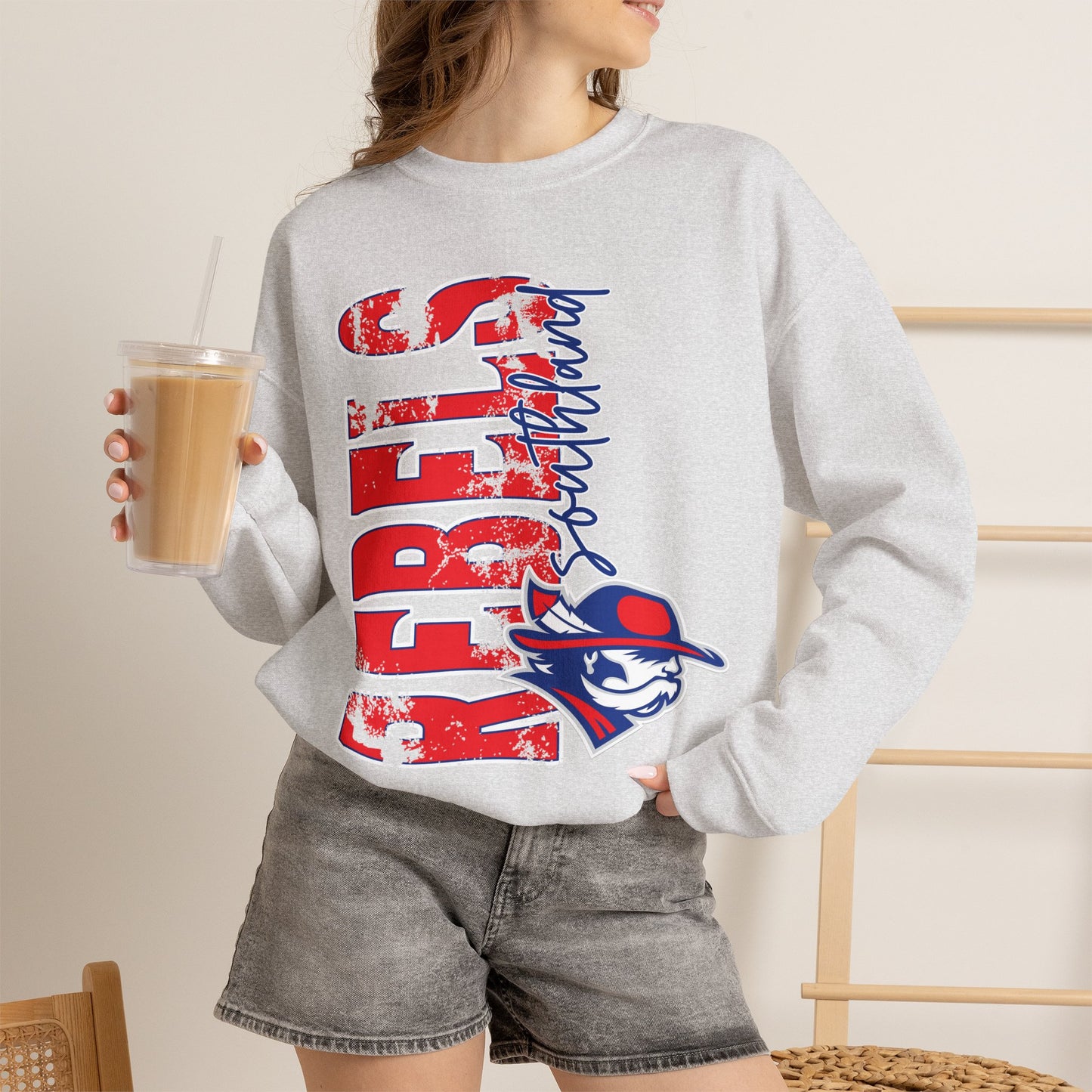 Southland Rebels - Vertical Vintage Crewneck Sweatshirt