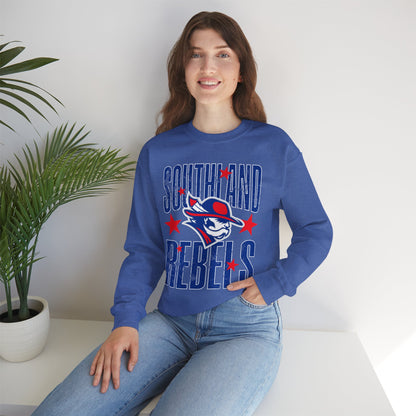 Southland Rebels with Stars Gildan Softstyle Crewneck Sweatshirt