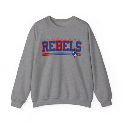 Southland Rebels Graphic Sweatshirt | Vintage Varsity Crewneck | Gildan 18000 Heavy Blend Sweatshirt
