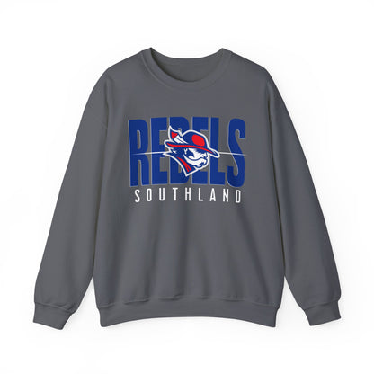 Southland Rebels Modern Mascot Gildan Heavyweight Crewneck