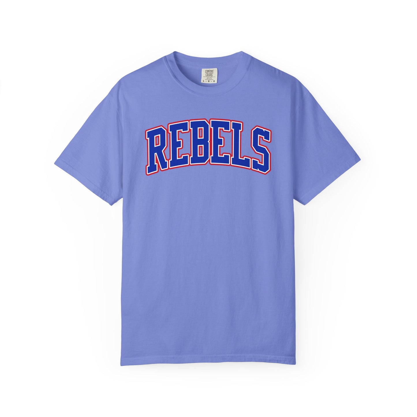 Arched Tri-Color Rebels - Comfort Color Tee